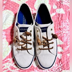Sperry Seacoast Ivory Shoes Women’s Size 8